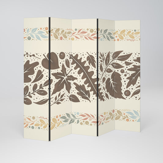 FOLIAGE ROWS 5-teiliger Paravent