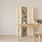 FOLIAGE TALES Dekorativer Paravent - 3-teilig