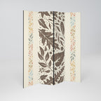 FOLIAGE TALES Dekorativer Paravent - 4-teilig