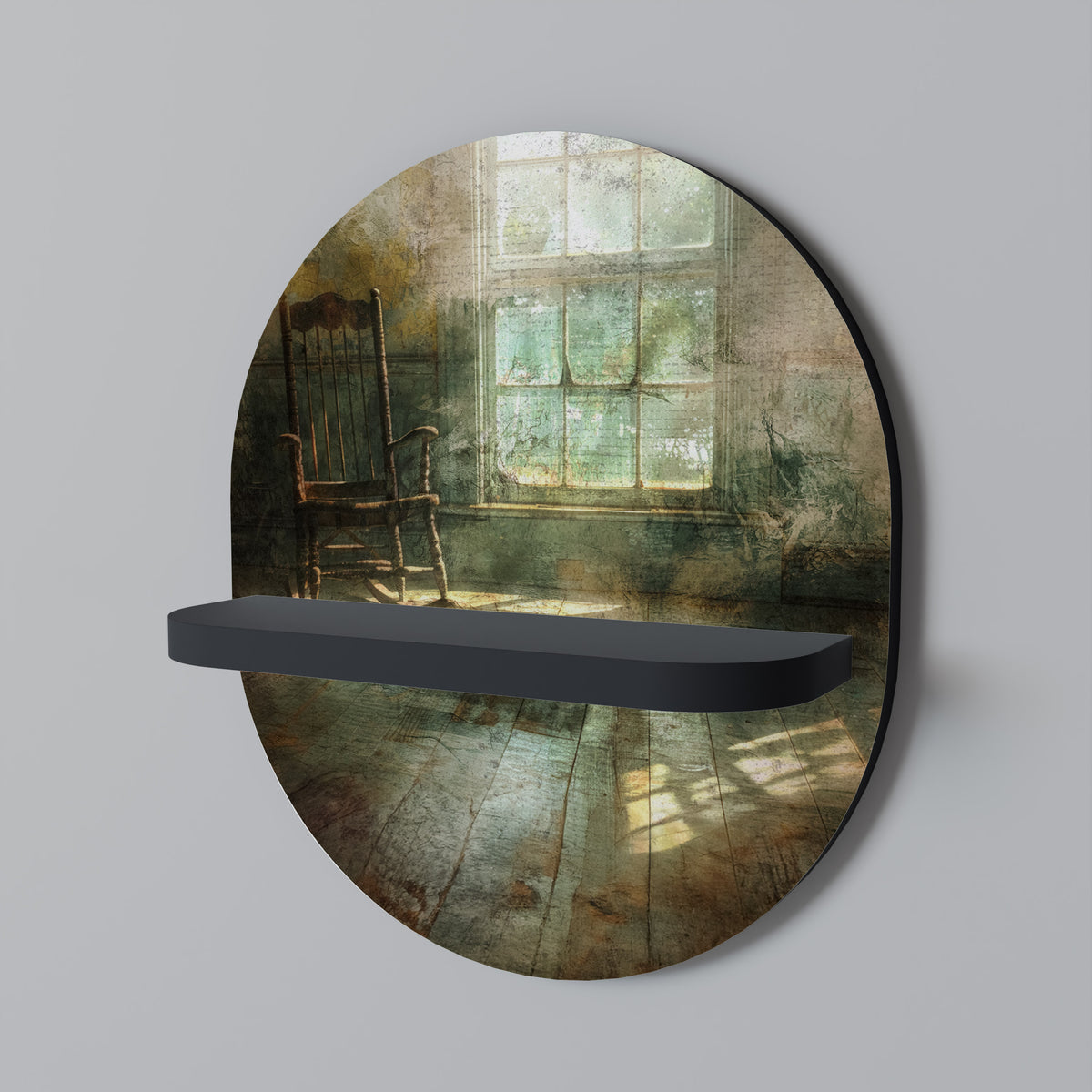 SUNLIT STILLNESS Dekoratives Wandregal