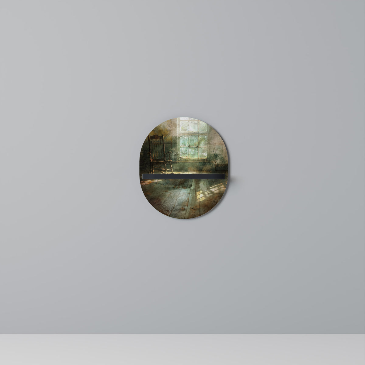 SUNLIT STILLNESS Dekoratives Wandregal