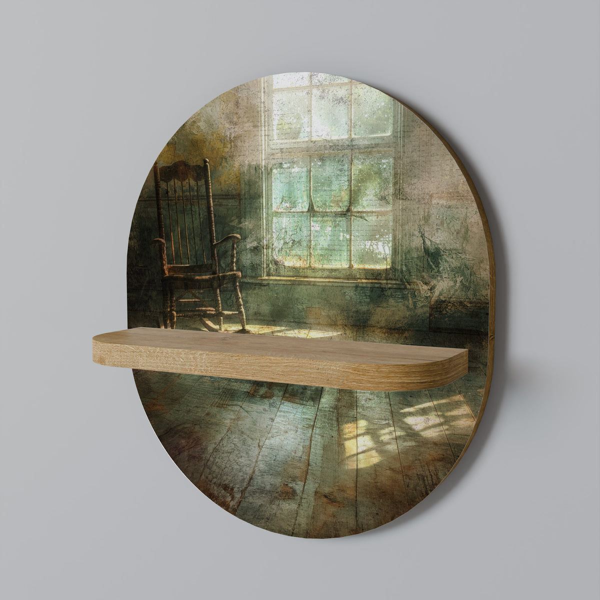 SUNLIT STILLNESS Dekoratives Wandregal