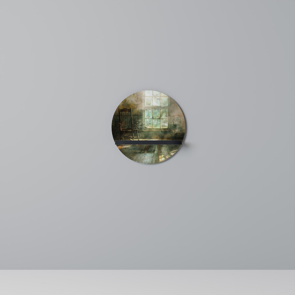 SUNLIT STILLNESS Dekoratives Wandregal