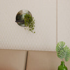 SUNLIT STILLNESS Rundes Kunstregal in Schwarz