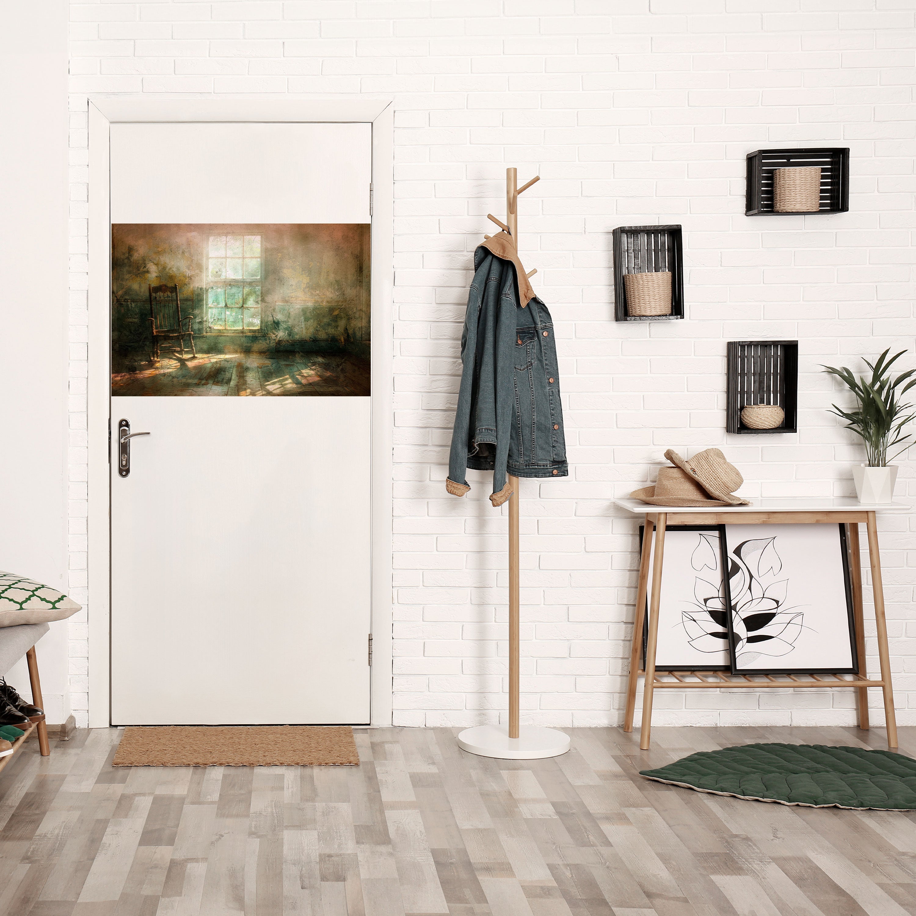 SUNLIT STILLNESS Selbstklebendes Horizontal-Poster