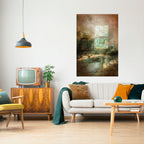 SUNLIT STILLNESS Selbstklebendes Poster - Hochformat