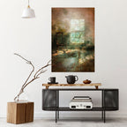 SUNLIT STILLNESS Selbstklebendes Poster - Hochformat