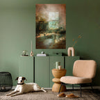 SUNLIT STILLNESS Selbstklebendes Poster - Hochformat