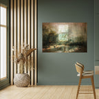 SUNLIT STILLNESS Selbstklebendes Horizontal-Poster