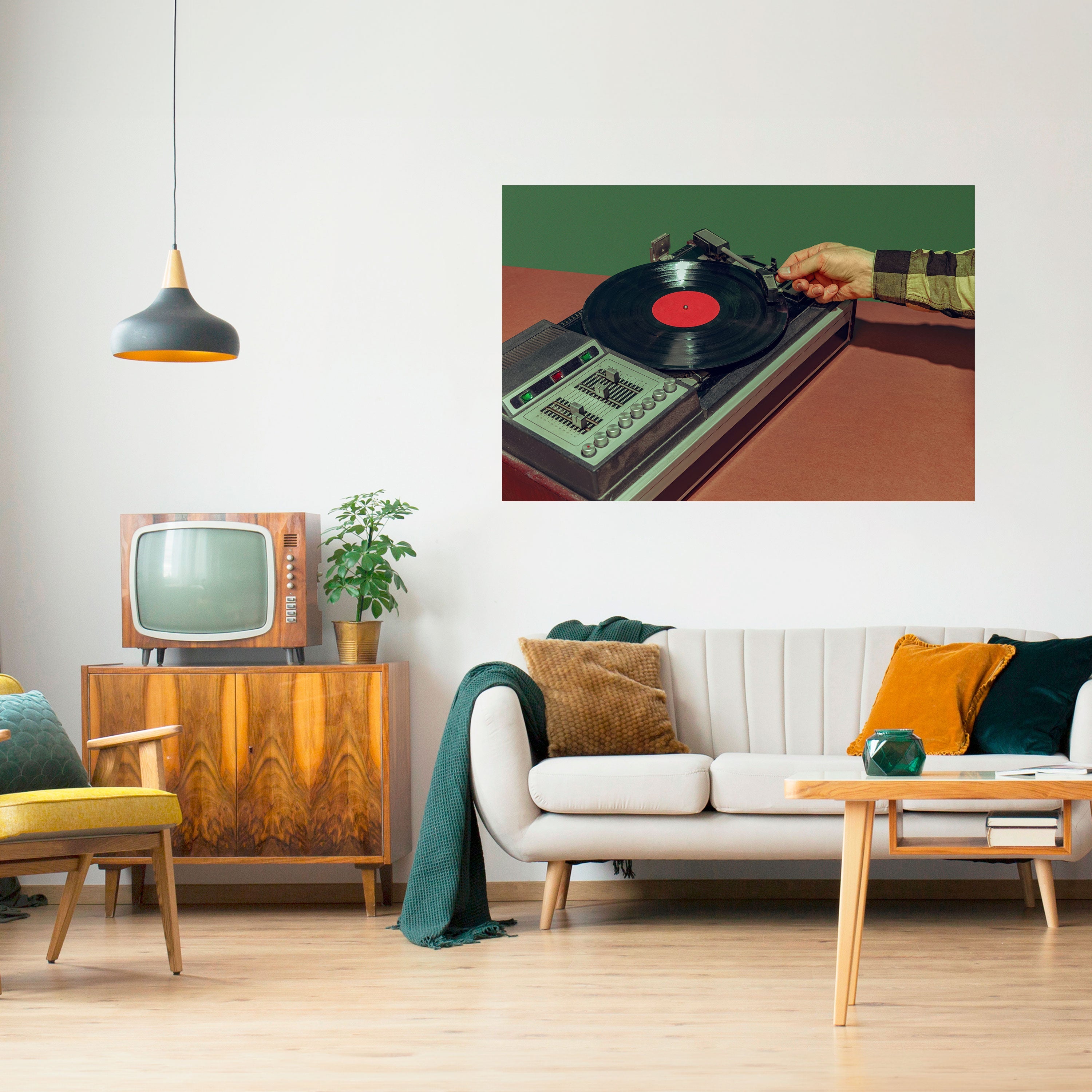 UNIQUE SOUNDS Selbstklebendes Horizontal-Poster