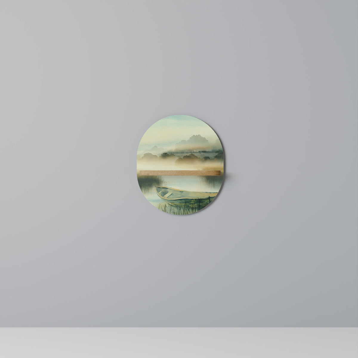 MORNING BY THE LAKE Dekoratives Wandregal
