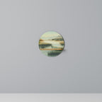 MORNING BY THE LAKE Rundes Kunstregal in Eiche-Optik