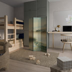 MORNING BY THE LAKE Dekorativer Paravent - 3-teilig