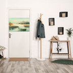 MORNING BY THE LAKE Peel and Stick Horizontal Poster