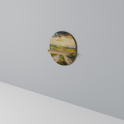 SUNSET PATH Dekoratives Wandregal