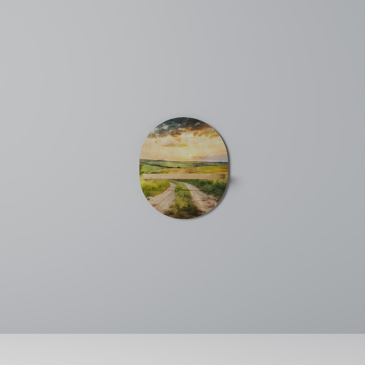 SUNSET PATH Dekoratives Wandregal