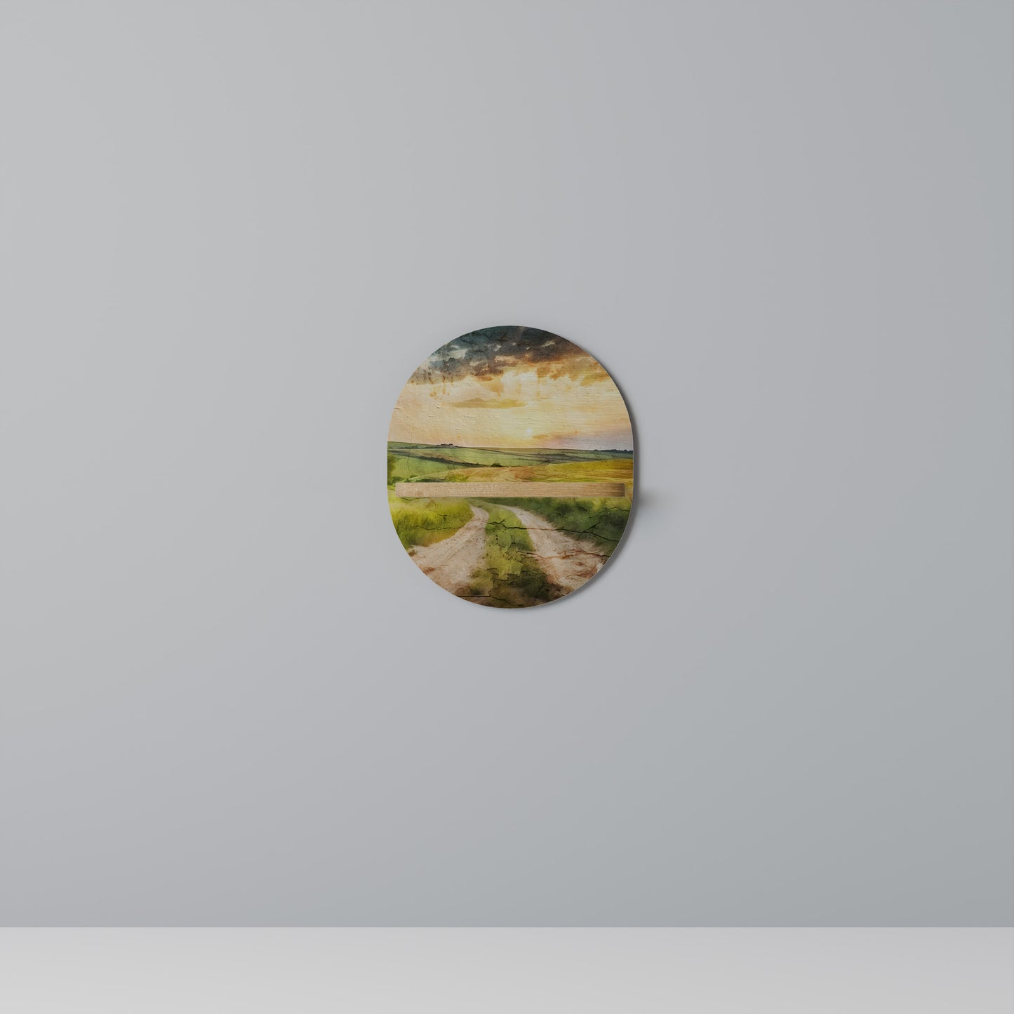 SUNSET PATH Dekoratives Wandregal