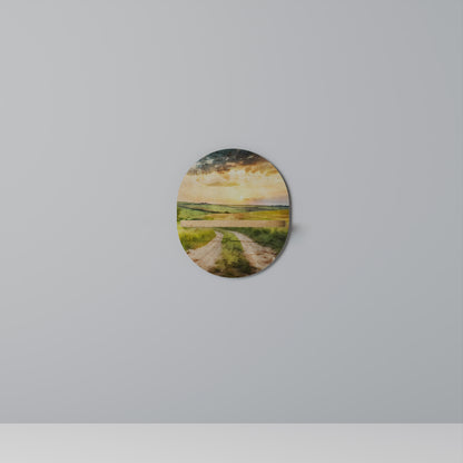 SUNSET PATH Dekoratives Wandregal