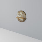 SOFT PLUMAGE Ovales Kunstregal in Eiche-Optik