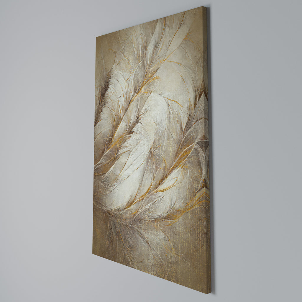 SOFT PLUMAGE Vertical Canvas Print