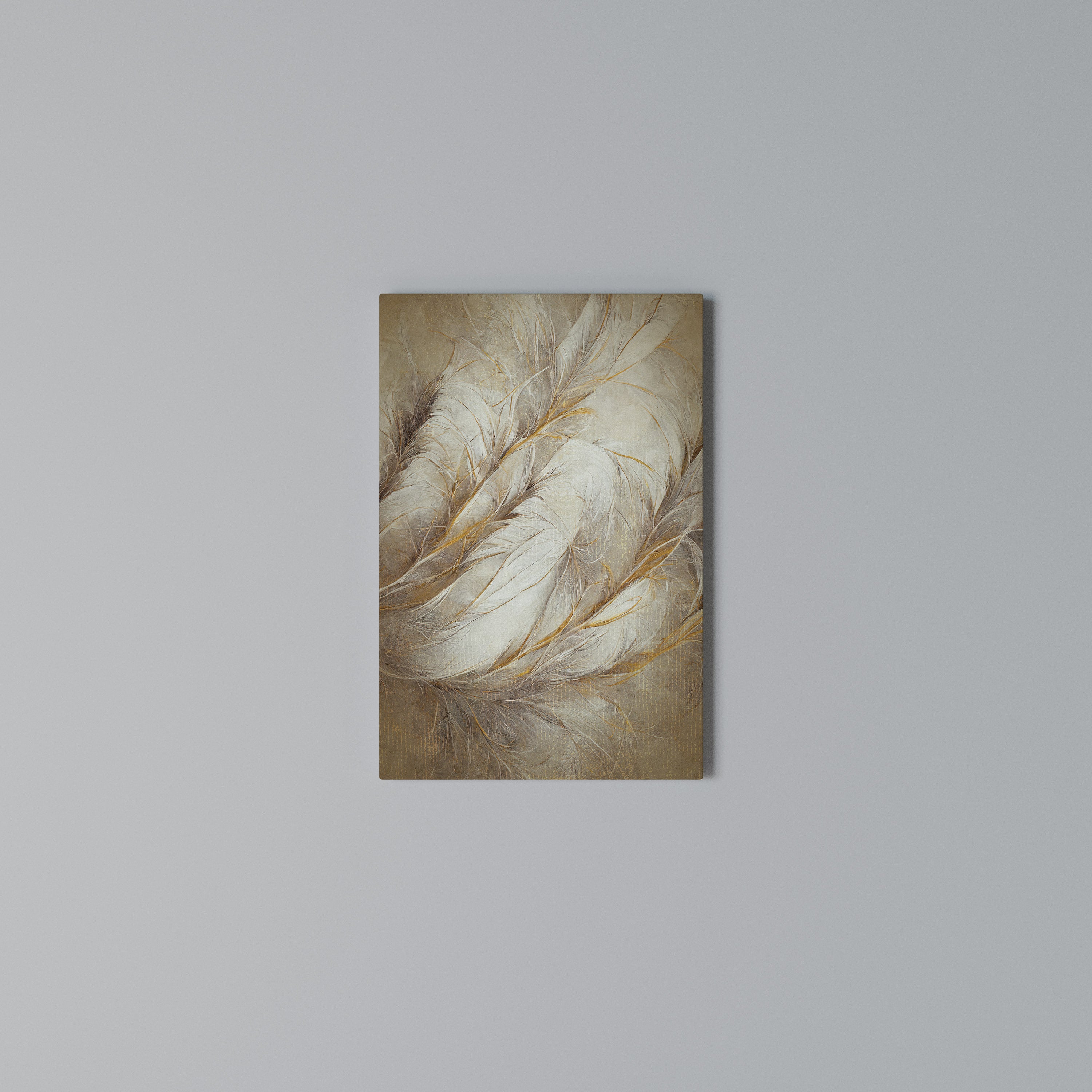 SOFT PLUMAGE Vertical Canvas Print