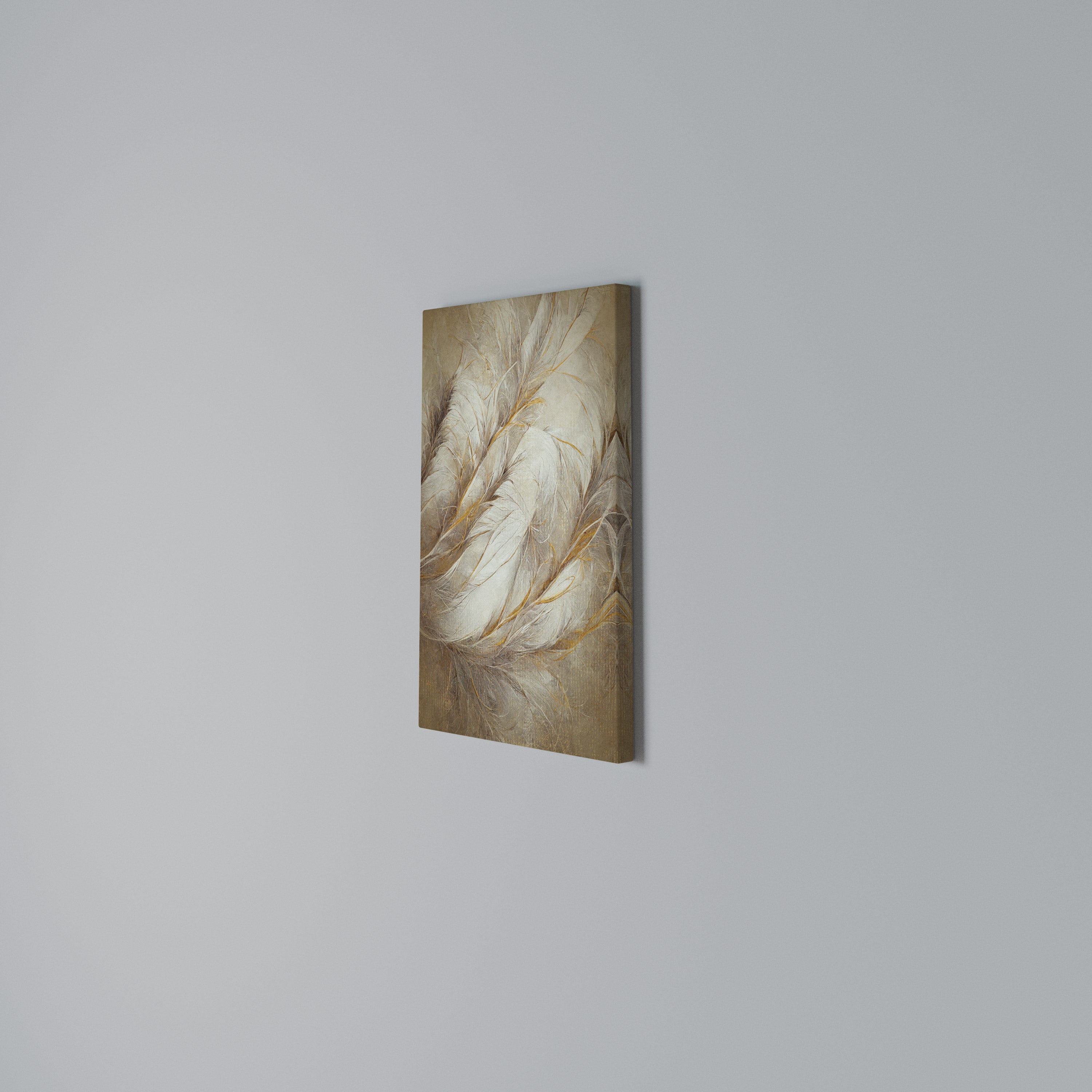 SOFT PLUMAGE Vertical Canvas Print