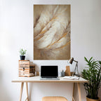 SOFT PLUMAGE Selbstklebendes Poster - Hochformat