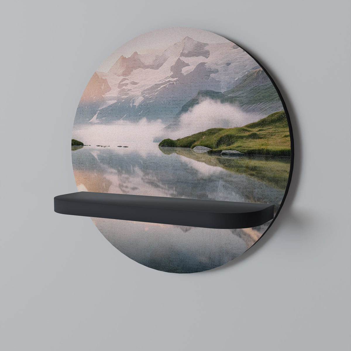 FOGGY HORIZON Dekoratives Wandregal