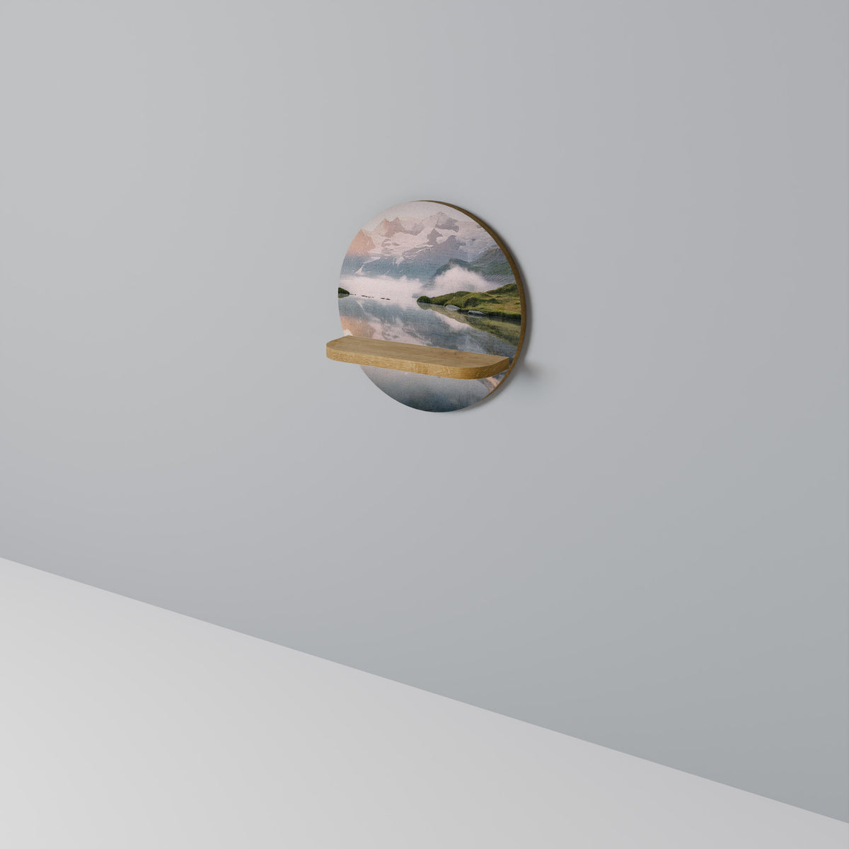 FOGGY HORIZON Dekoratives Wandregal