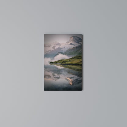 FOGGY HORIZON Vertical Canvas Print