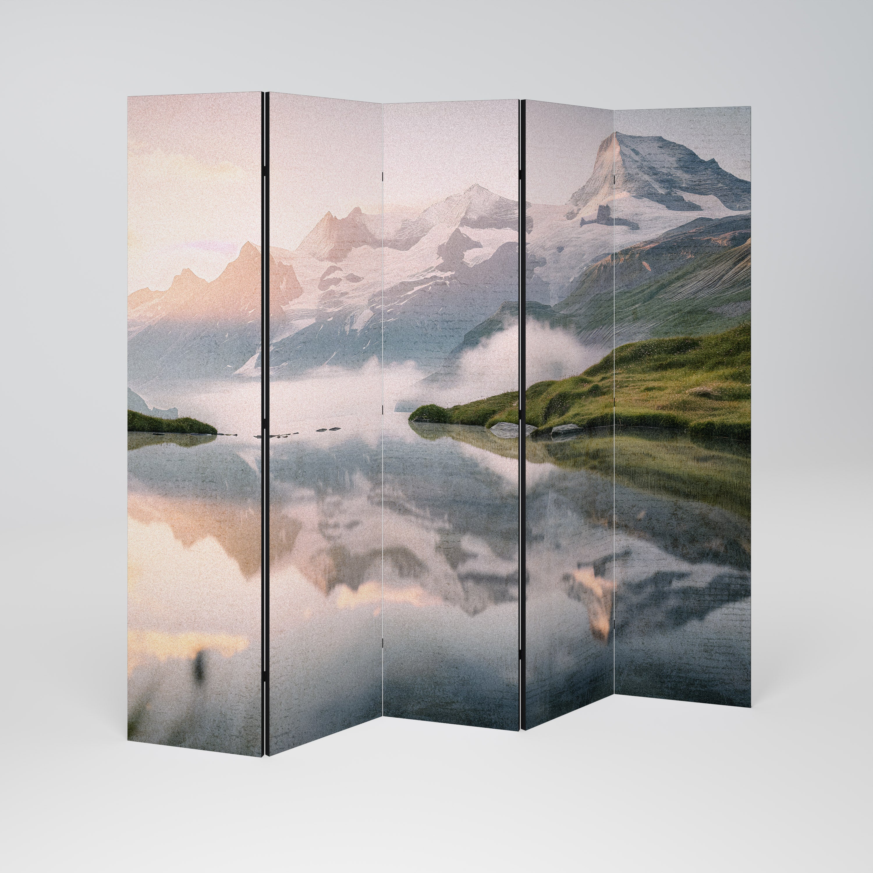FOGGY HORIZON 5-Panel Room Divider