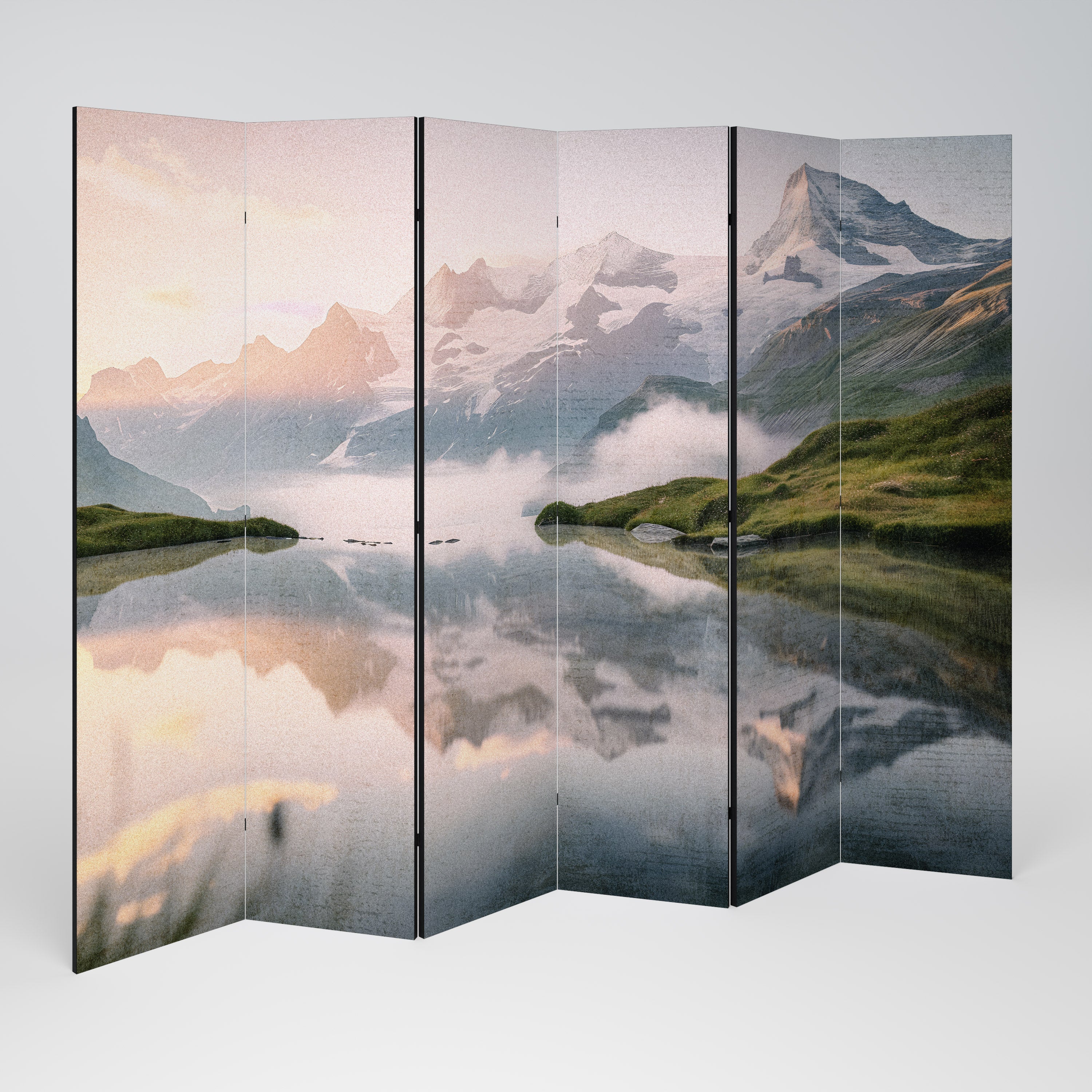 FOGGY HORIZON 6-Panel Room Divider