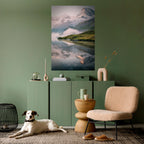 FOGGY HORIZON Selbstklebendes Poster - Hochformat