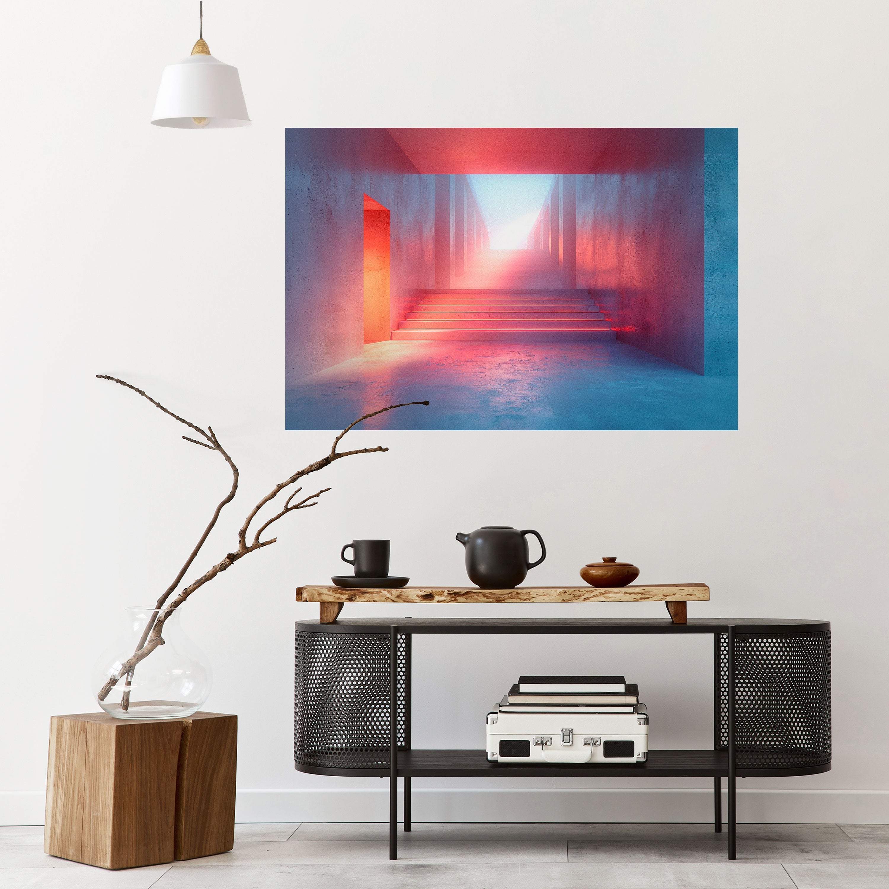 BRIGHT DIRECTION Selbstklebendes Horizontal-Poster