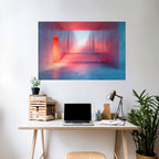 BRIGHT DIRECTION Selbstklebendes Horizontal-Poster