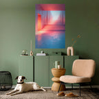 BRIGHT DIRECTION Selbstklebendes Poster - Hochformat