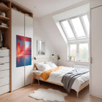 BRIGHT DIRECTION Selbstklebendes Poster - Hochformat