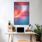 BRIGHT DIRECTION Selbstklebendes Poster - Hochformat