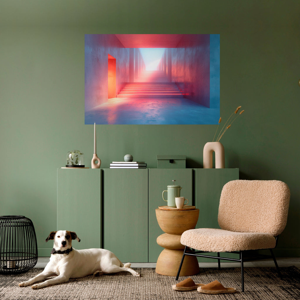 BRIGHT DIRECTION Selbstklebendes Horizontal-Poster