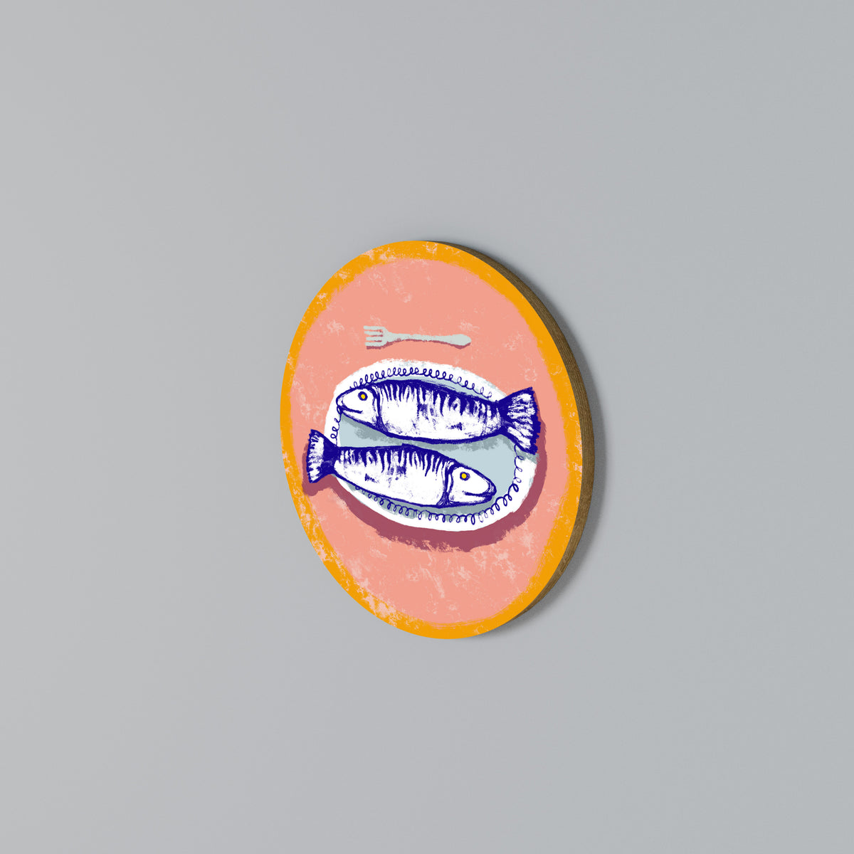 ENJOY YOUR MEAL Round Wall Art