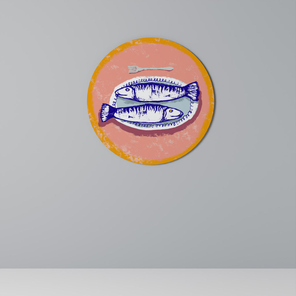 ENJOY YOUR MEAL Runde Wanddekoration Ø 69 cm