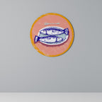 ENJOY YOUR MEAL Runde Wanddekoration Ø 69 cm