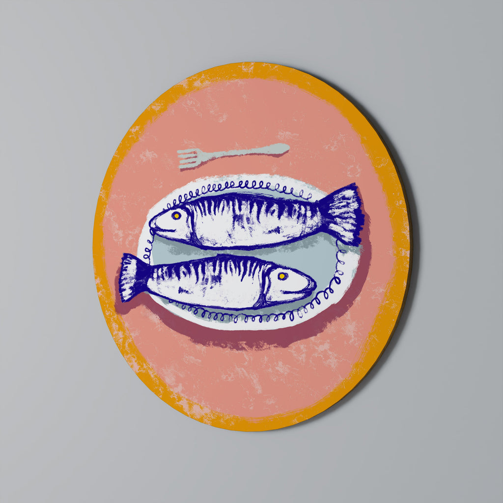 ENJOY YOUR MEAL Runde Wanddekoration Ø 69 cm