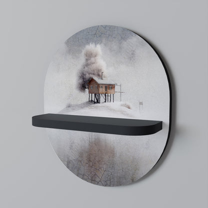 SILENT CABIN Dekoratives Wandregal