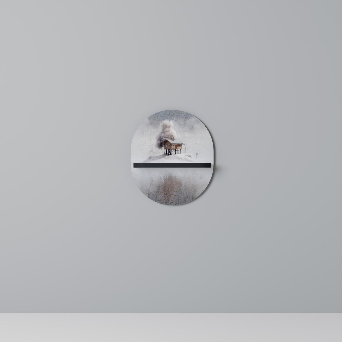 SILENT CABIN Dekoratives Wandregal
