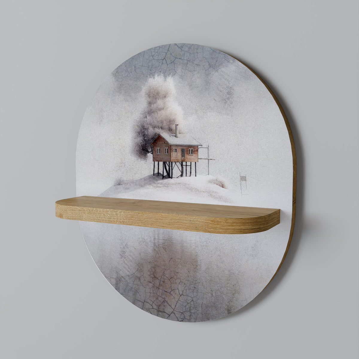SILENT CABIN Dekoratives Wandregal