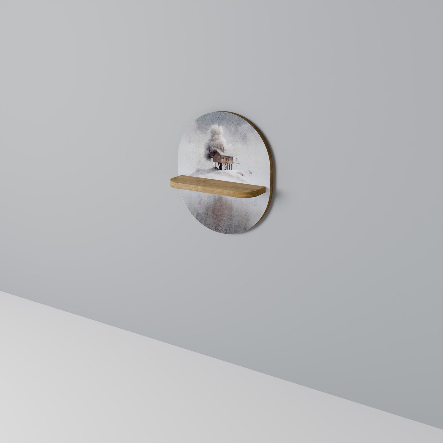 SILENT CABIN Dekoratives Wandregal