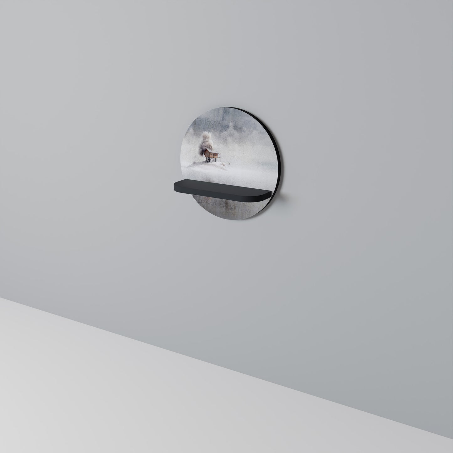 SILENT CABIN Dekoratives Wandregal