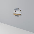 SILENT CABIN Rundes Kunstregal in Eiche-Optik