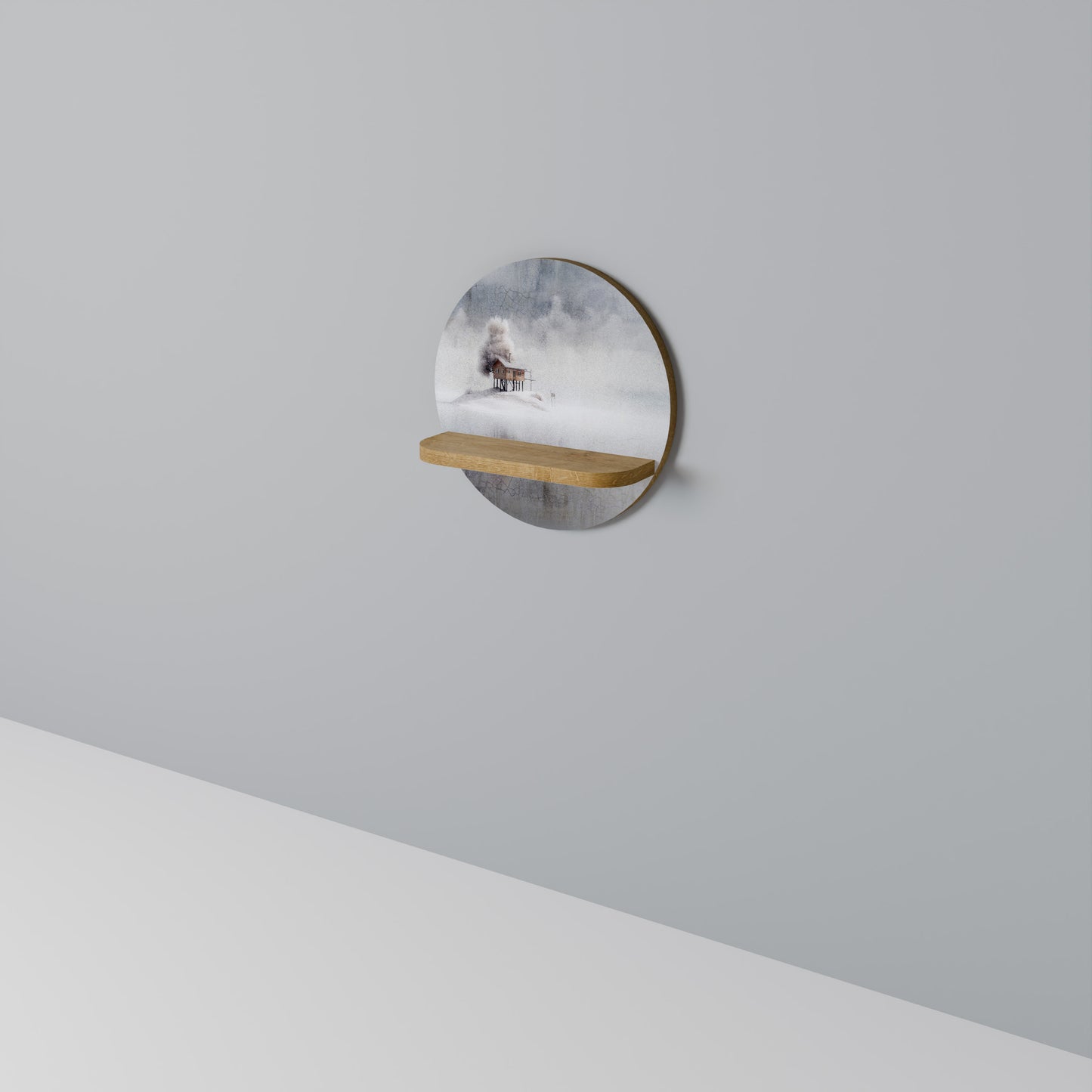 SILENT CABIN Dekoratives Wandregal